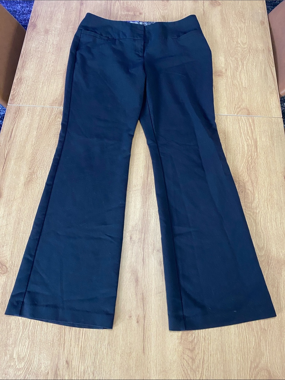 Sears Simply Styled Black Wide Leg Pants